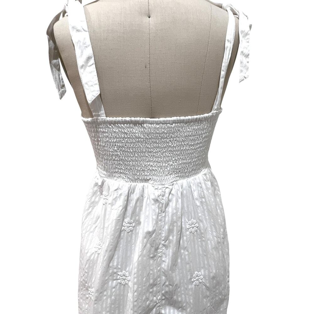 American Eagle Outfitters Dress Womens Medium Eyelet Embroidered Maxi Sundress - Picture 6 of 11